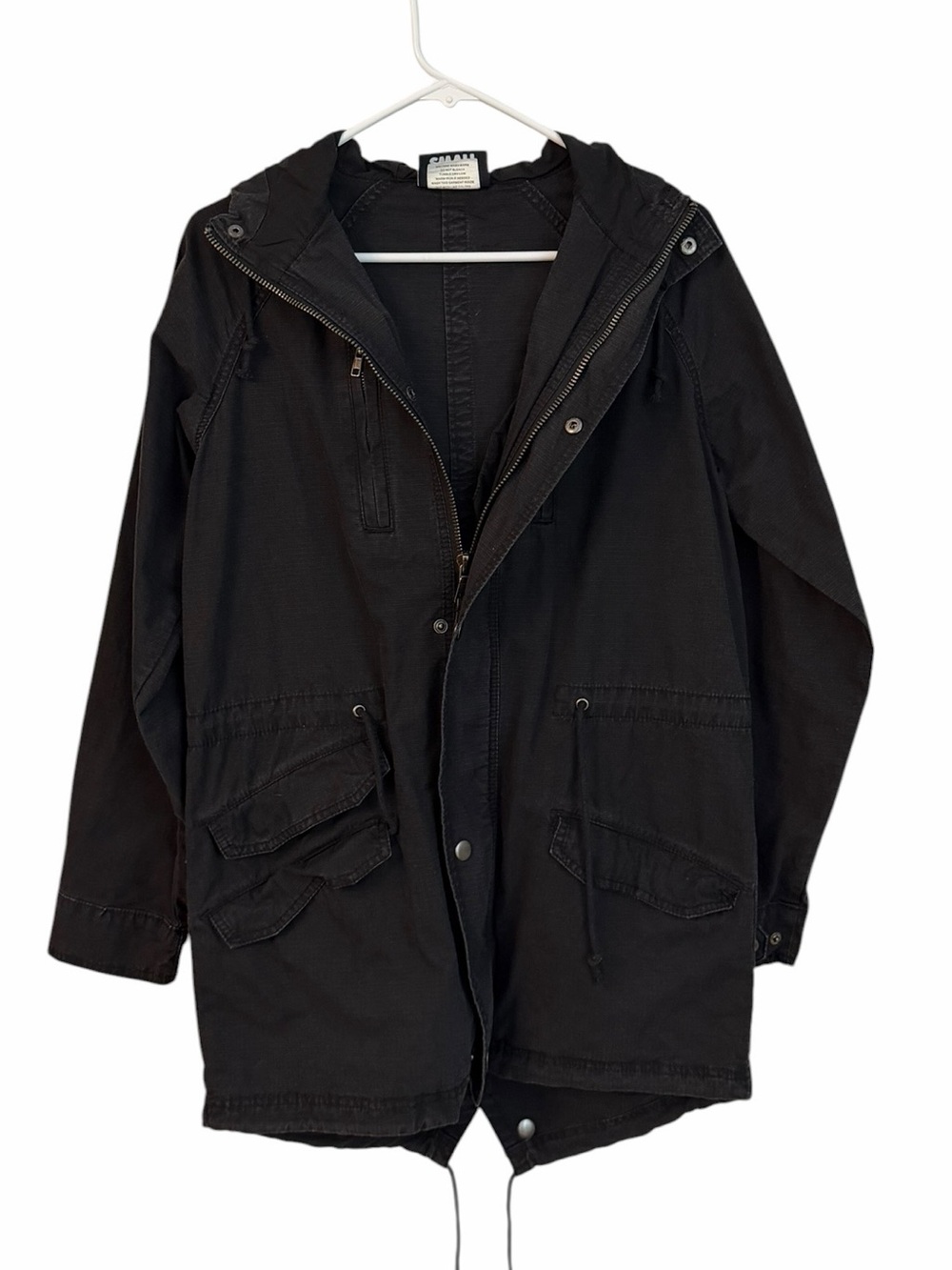 The Hundreds Public Label Black Men’s Utility Fish Tail Jacket Size S Streetwear